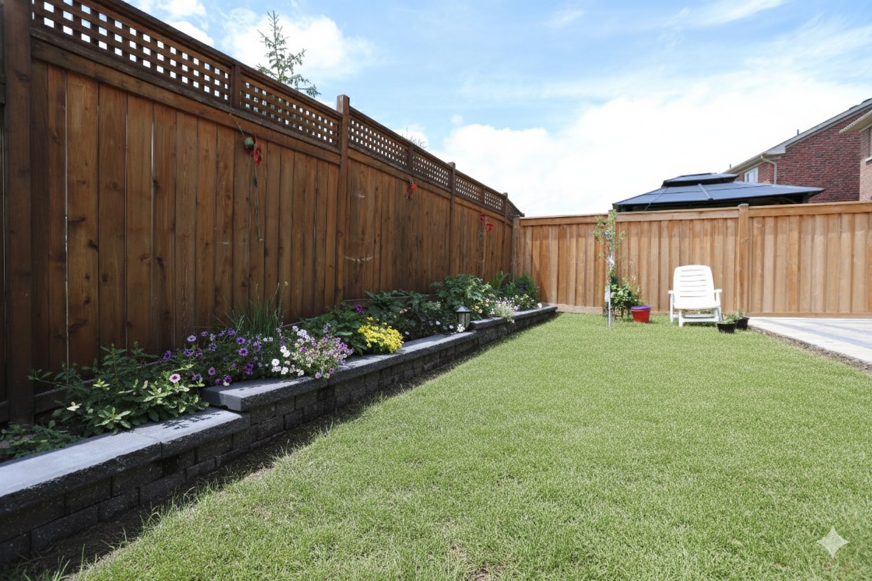 Backyard patio