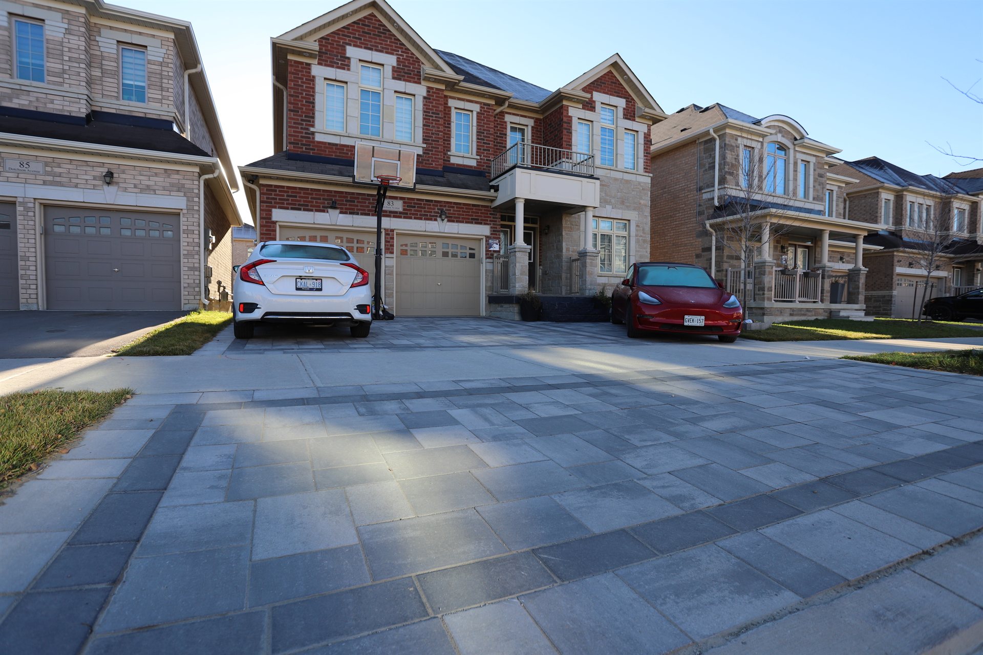 Interlocking driveway